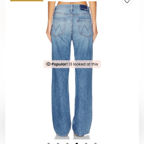 Mother The Dodger Sneak Wide Leg in Tomorrow Never Knows - Picture 2 of 7